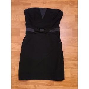 Bebe Black Bow Cocktail Dress